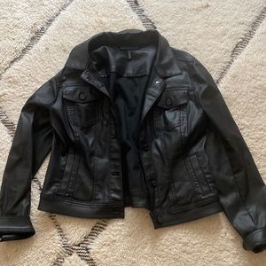 Black Pleather Jacket